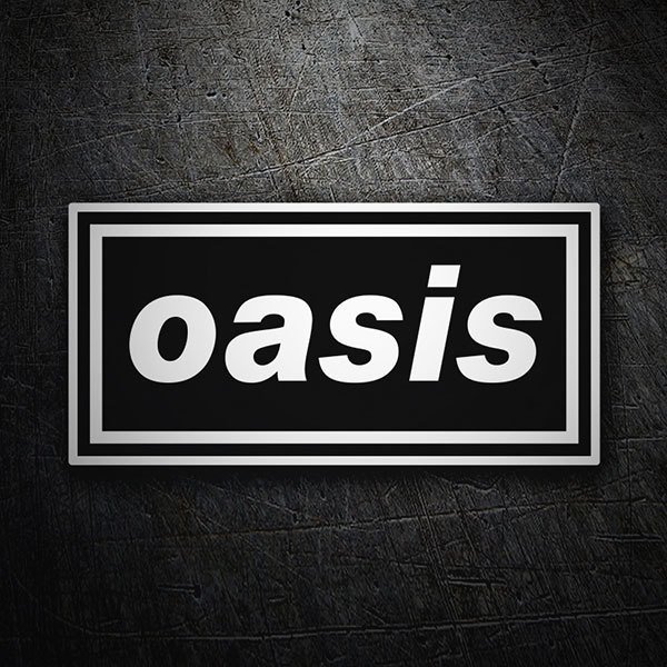 Aufkleber: Logo Oasis im Minimalistischen Design
