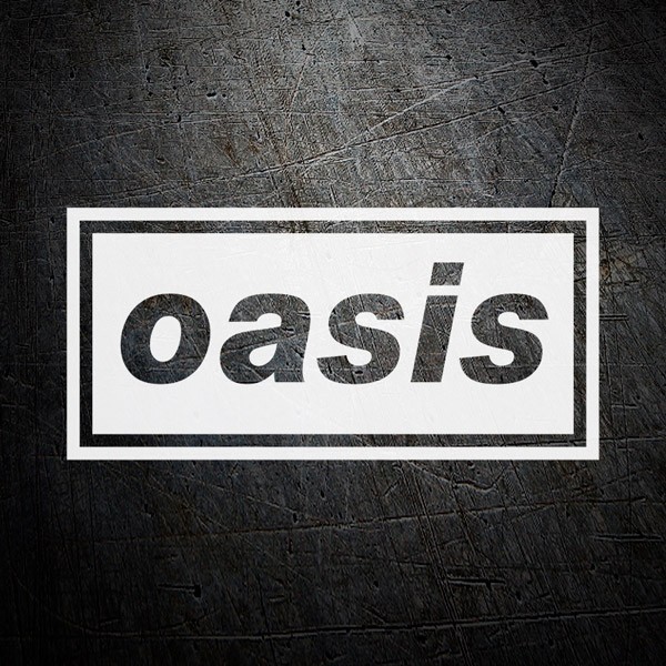 Aufkleber: Logo Oasis in Kleinbuchstaben