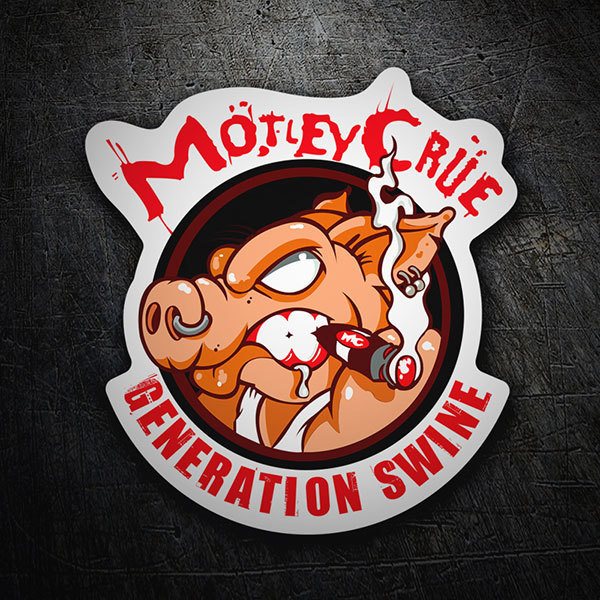 Aufkleber: Mötley Crüe - Generation Swine