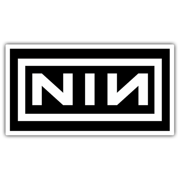 Aufkleber: Nine Inch Nails Logo 0