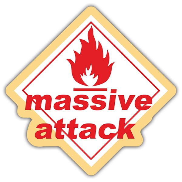 Aufkleber: Massive Attack - Blue Lines