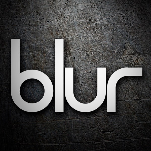 Aufkleber: Blur Logo