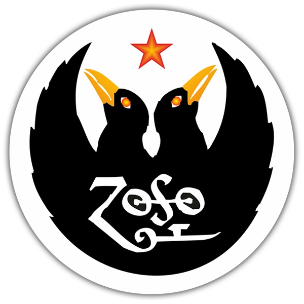 Aufkleber: Led Zeppelin IV - Zoso