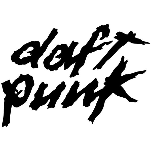 Aufkleber: Daft Punk Logo