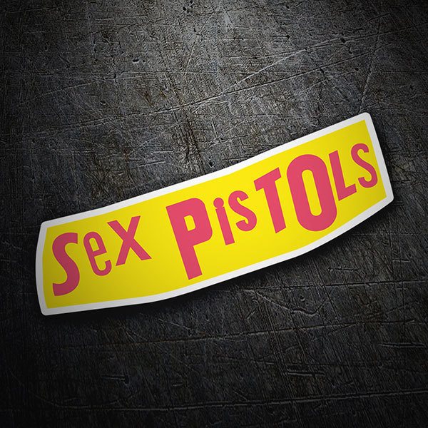 Aufkleber: Logo Sex Pistols in Auff&auml;lligen Buchstaben