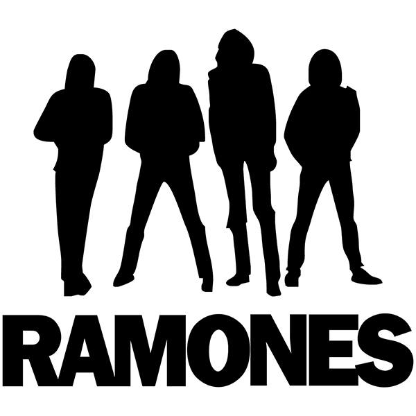 Aufkleber: Ramones Silhouetten