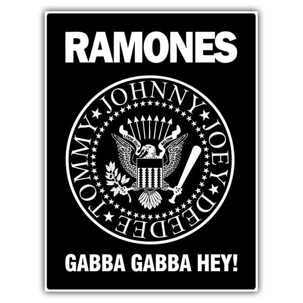 Aufkleber: Ramones Gabba Gabba Hey!