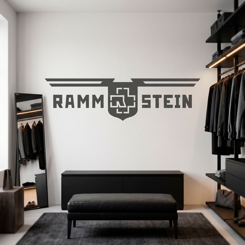 Rammstein Schild mit Fl&uuml;geln 4