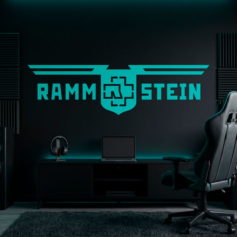 Rammstein Schild mit Fl&uuml;geln 6