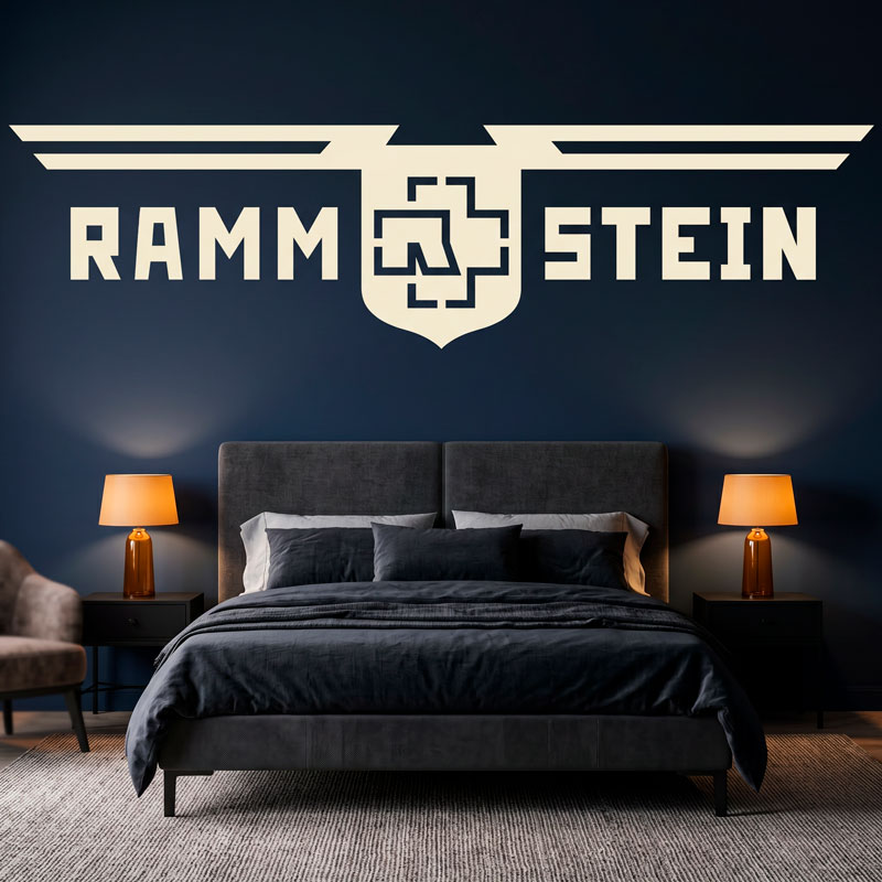 Rammstein Schild mit Fl&uuml;geln 7