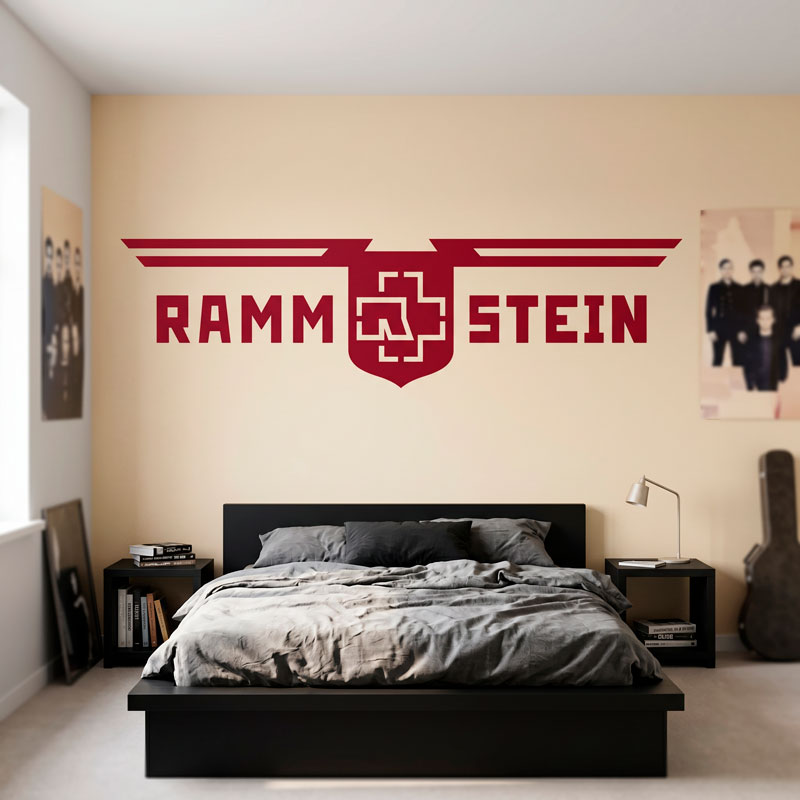 Rammstein Schild mit Fl&uuml;geln 9