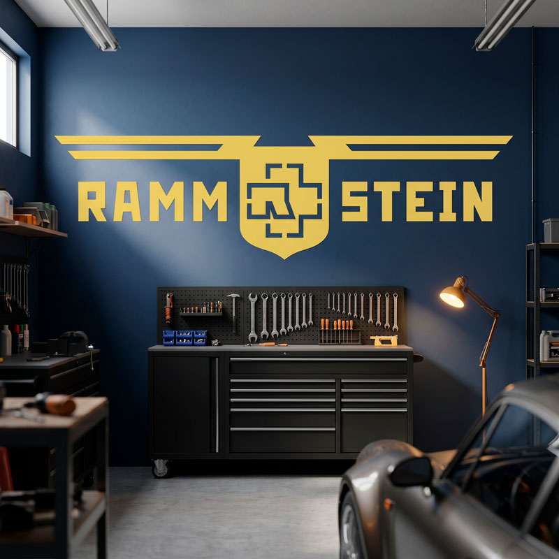 Rammstein Schild mit Fl&uuml;geln 10