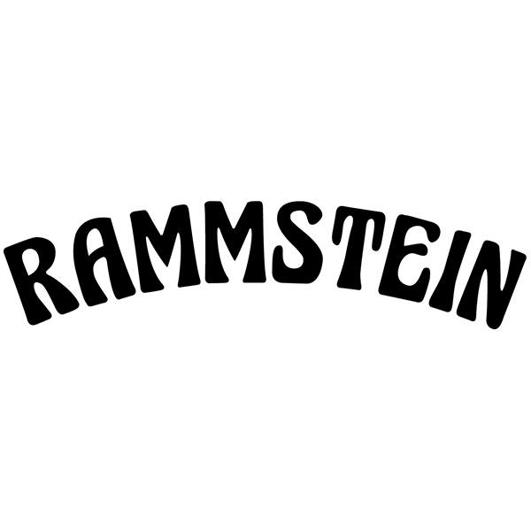 Aufkleber: Rammstein - Mein Land mit Text in Bogen