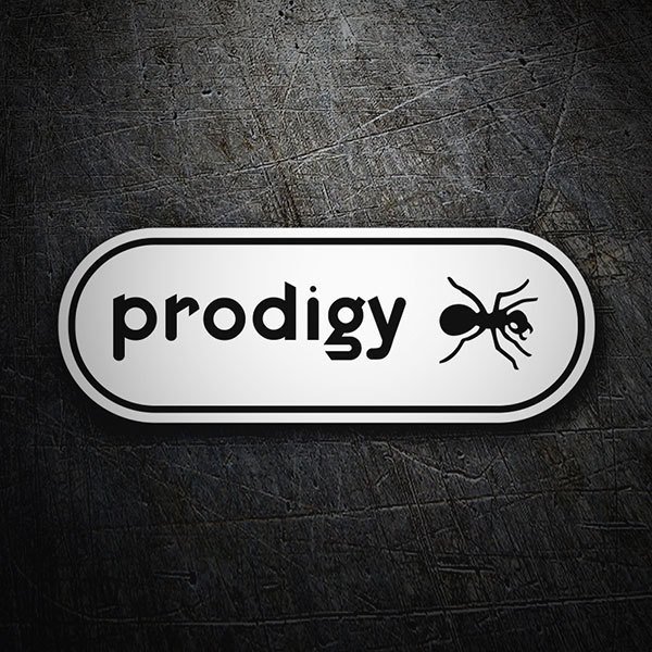 Aufkleber: Prodigy Logo mit Ameise
