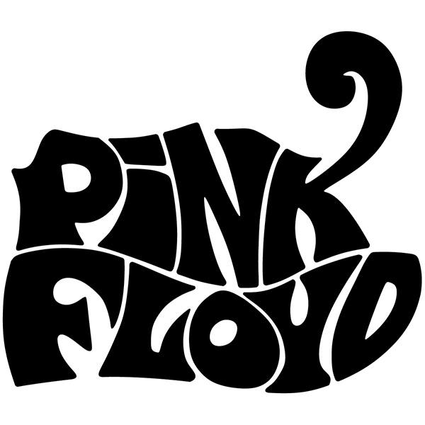 Aufkleber: Pink Floyd Logo im Psychodelischen Stil