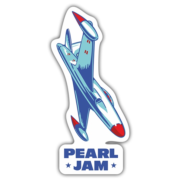 Aufkleber: Pearl Jam Flugzeug