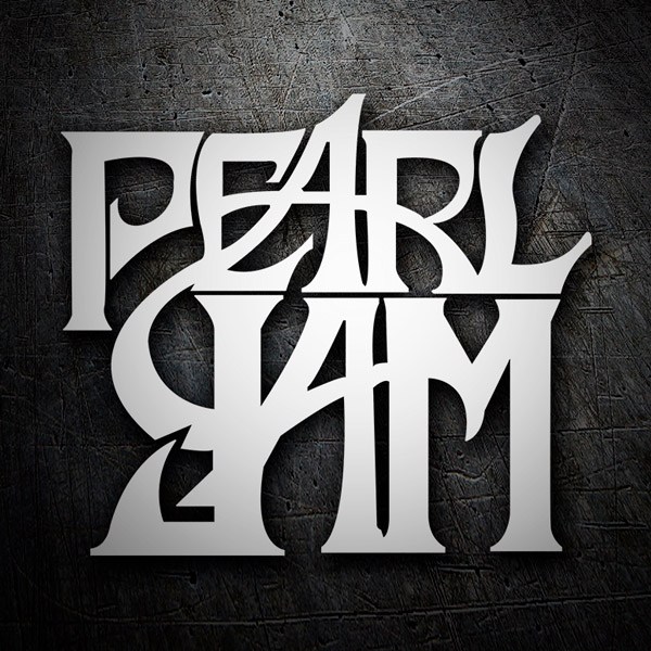 Aufkleber: Pearl Jam Schriftzug