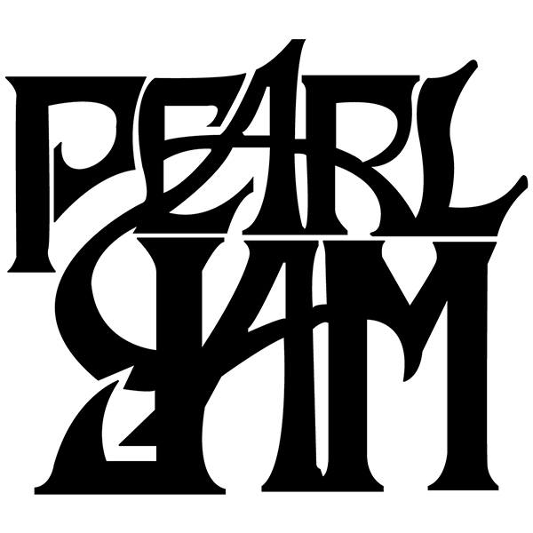 Aufkleber: Pearl Jam Schriftzug