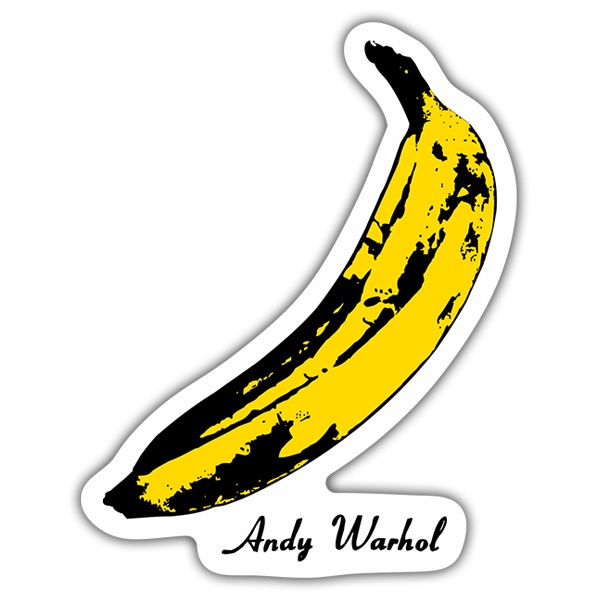 Aufkleber: The Velvet Underground & Nico - Andy Warhol