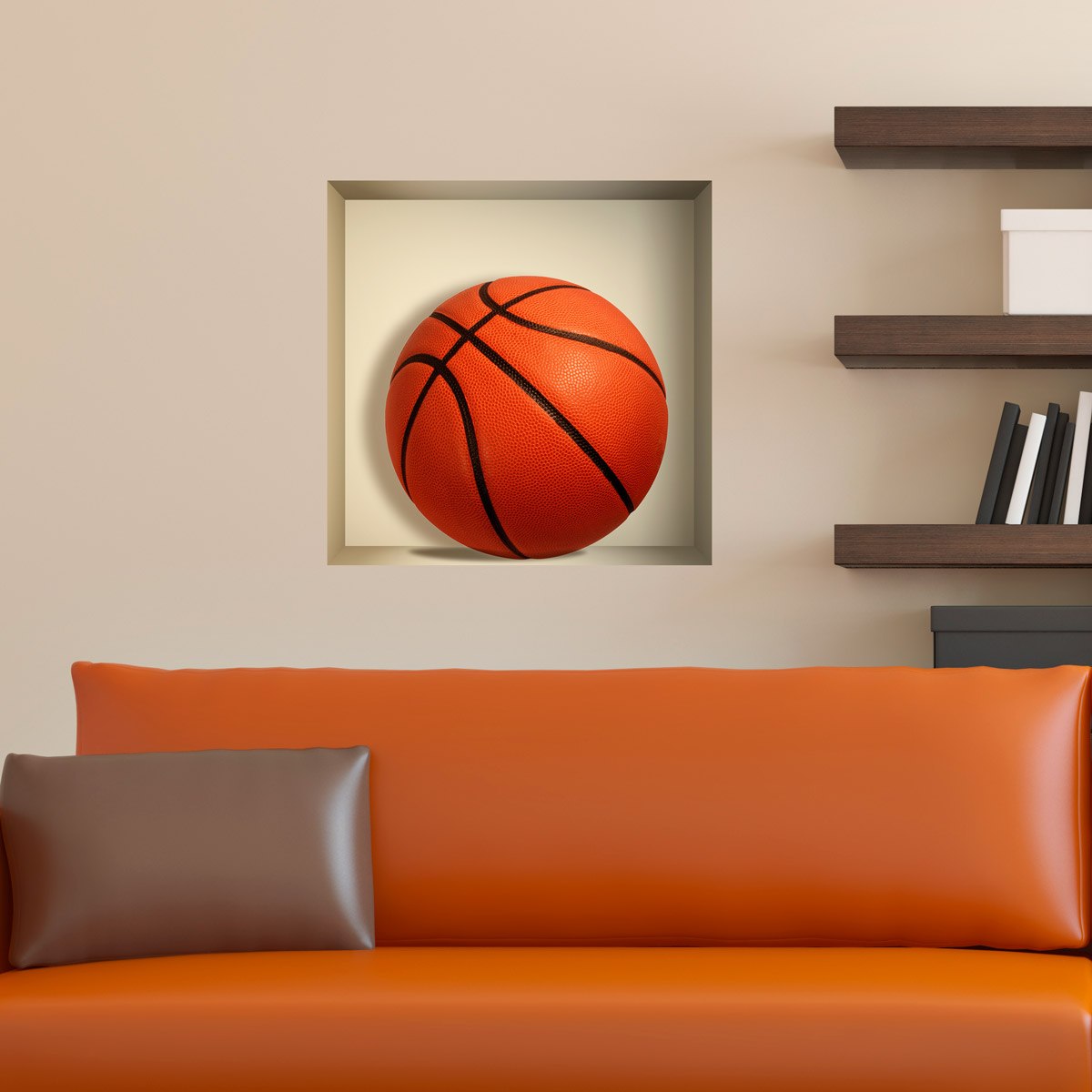 Wandtattoos: Nischen Basketball ball