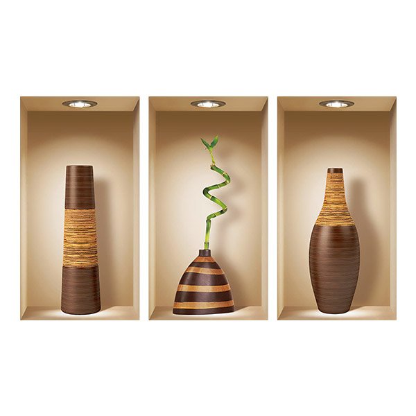 Wandtattoos: Nische Afrikanische Vasen