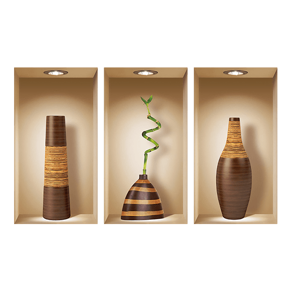 Wandtattoos: Nische Afrikanische Vasen