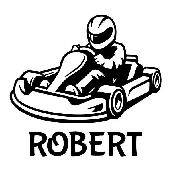 Kinderzimmer Wandtattoo: Personalisierter Kart