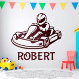 Kinderzimmer Wandtattoo: Personalisierter Kart 2