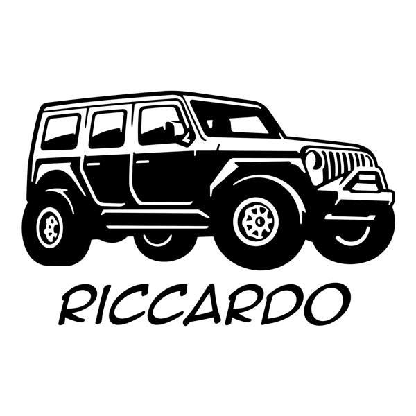 Kinderzimmer Wandtattoo: Personalisierter Jeep