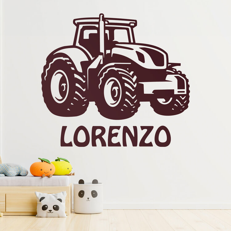 Traktor mit Wunschname 2