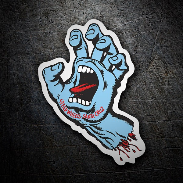 Aufkleber: Santa Cruz Screaming Hand
