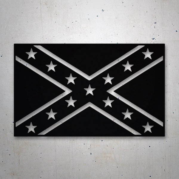 Aufkleber: Südstaaten-Flagge