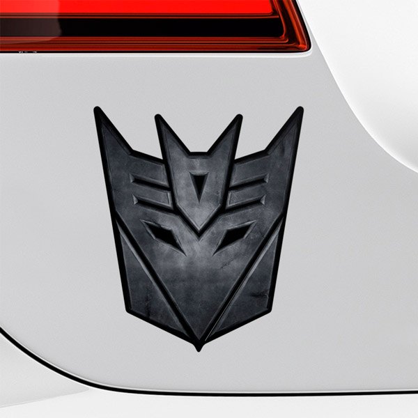 Aufkleber: Futuristisches Decepticon-Schild