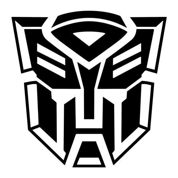 Aufkleber: Futuristisches Autobot-Logo von Transformers