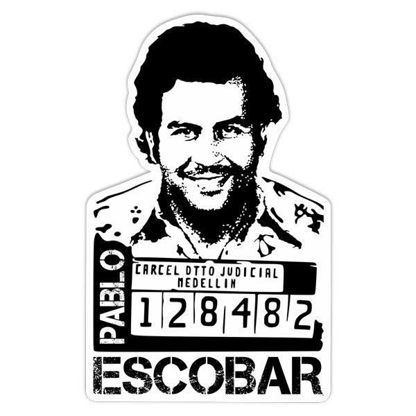 Aufkleber: Foto Pablo Escobar