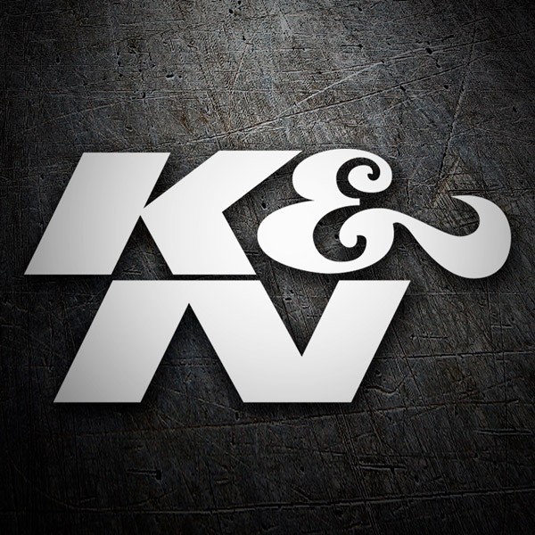 Aufkleber: K&N Logo
