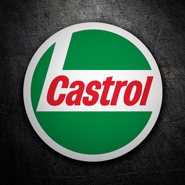 Aufkleber: Logo Castrol 7 in Kreisform