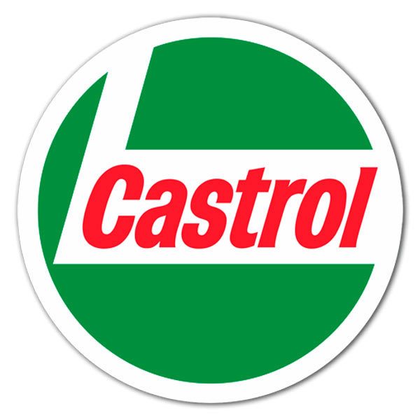 Aufkleber: Logo Castrol 7 in Kreisform