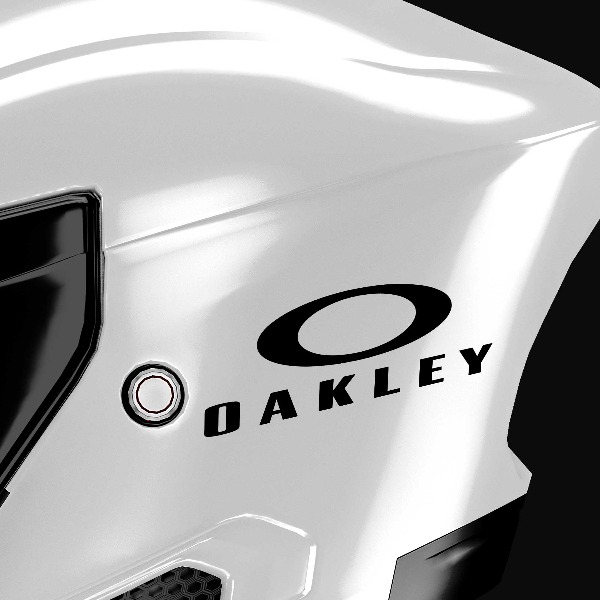 Aufkleber: Ovales Oakley-Logo