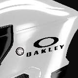 Aufkleber: Ovales Oakley-Logo 2