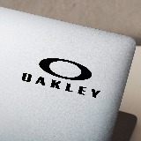 Aufkleber: Ovales Oakley-Logo 3
