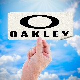 Aufkleber: Ovales Oakley-Logo 4