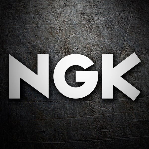 Aufkleber: Logo NGK