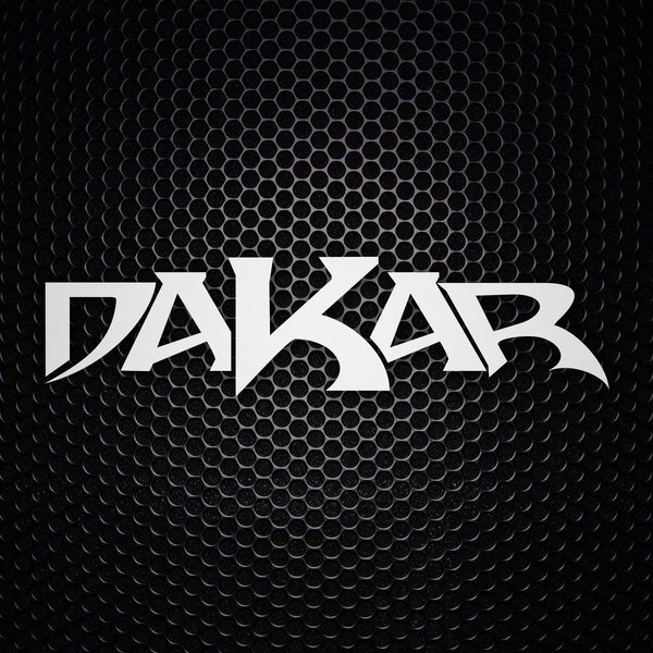 Aufkleber: DAKAR in Dynamischer Schriftart