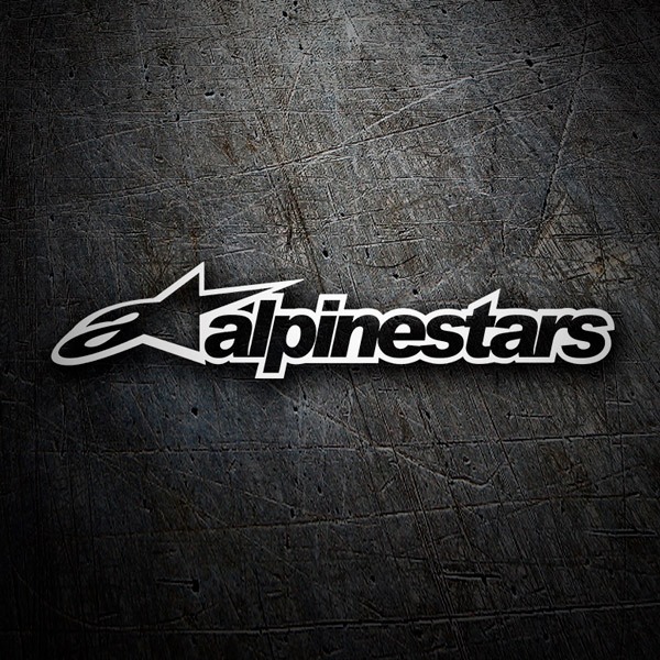 Aufkleber: Alpinestars mit stilisiertem Logo