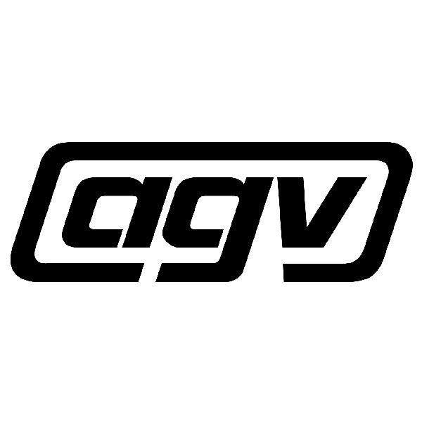 Aufkleber: AGV Logo mit stilisierten Buchstaben