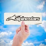 Aufkleber: Alpinestars mit stilisiertem Logo 4