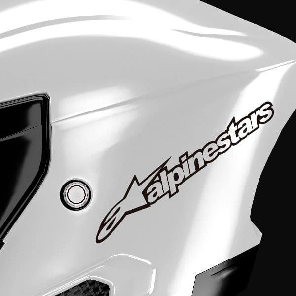 Aufkleber: Alpinestars mit stilisiertem Logo