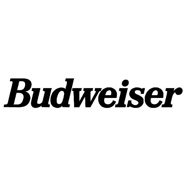 Aufkleber: Budweiser 1