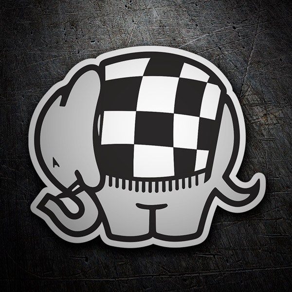 Aufkleber: Cagiva Elefante Racing